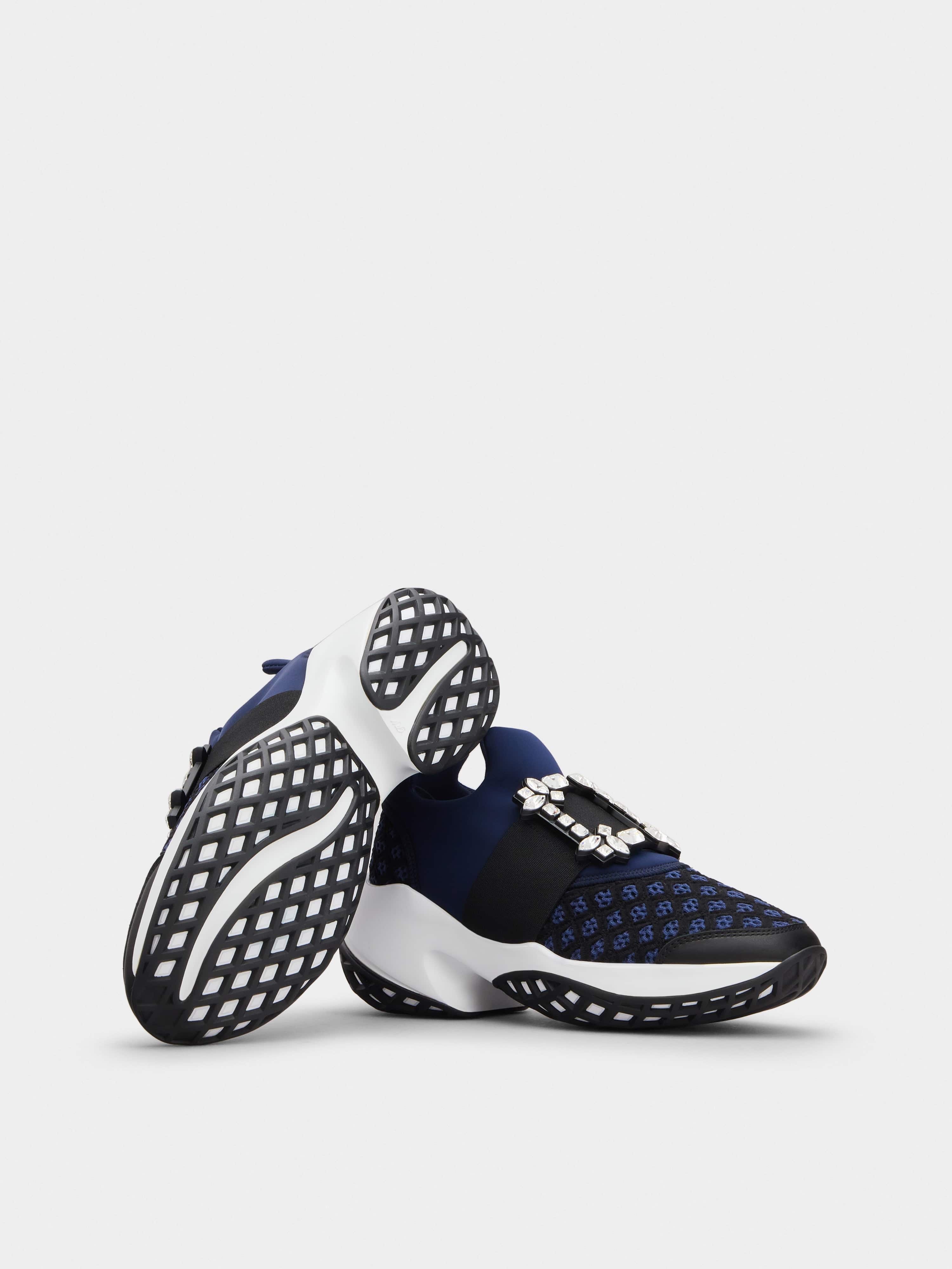 Viv' Run Strass Buckle Sneakers in Technical Fabrics - 6
