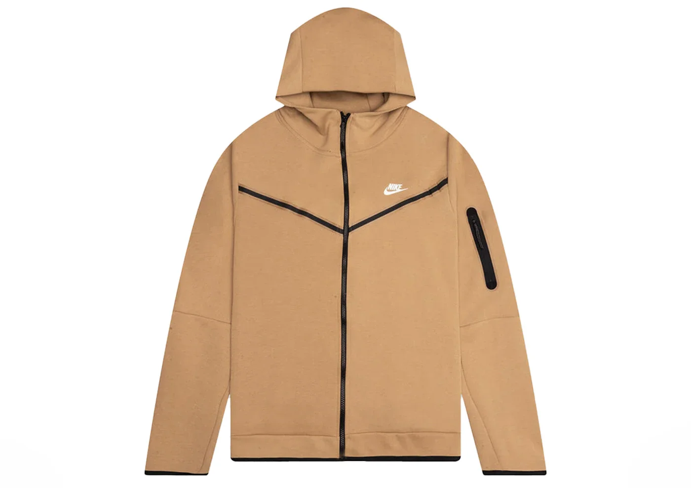 Nike Sportswear Tech Fleece Full-Zip Hoodie Elemental Gold/Sail - 1