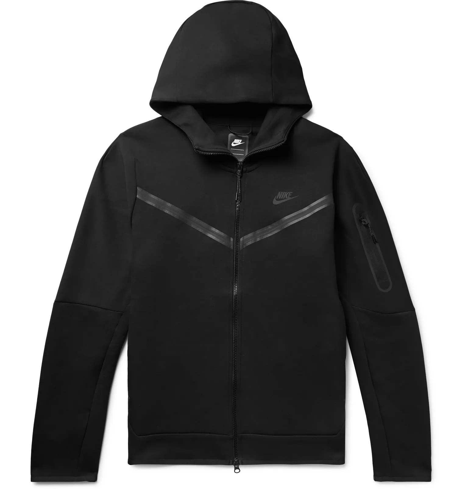 Sportswear Taped Cotton-Blend Tech Fleece Zip-Up Hoodie - 1