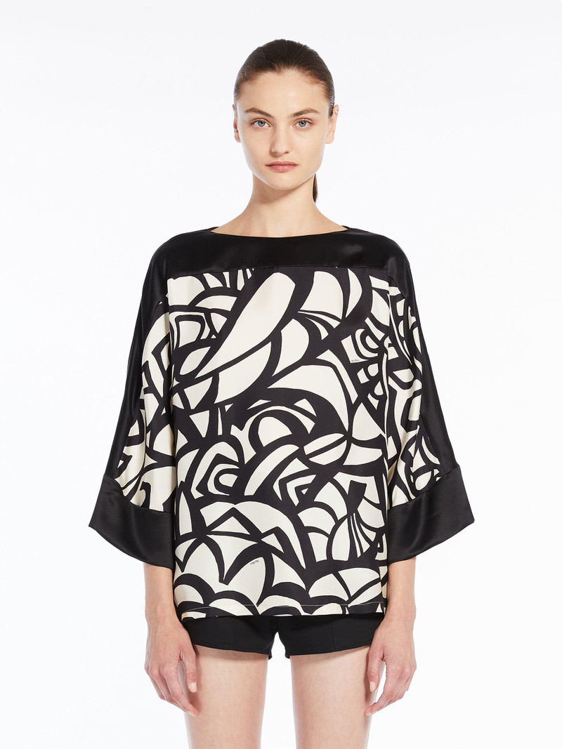 QUAGLIA Printed silk blouse 3