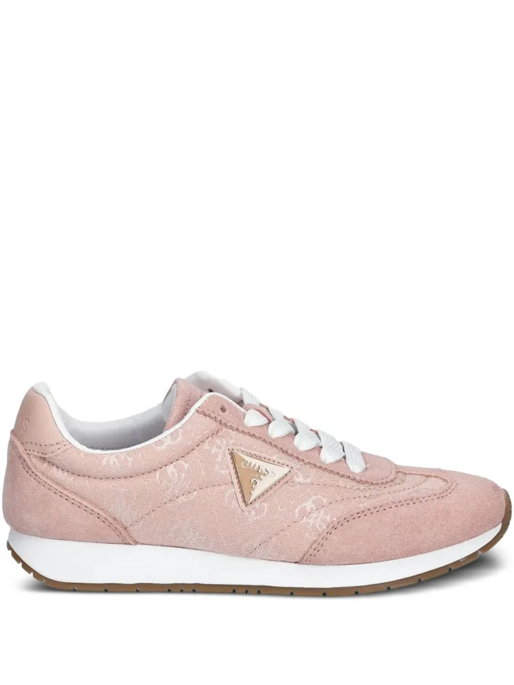 Joggin suede logo-embellished sneakers - 1