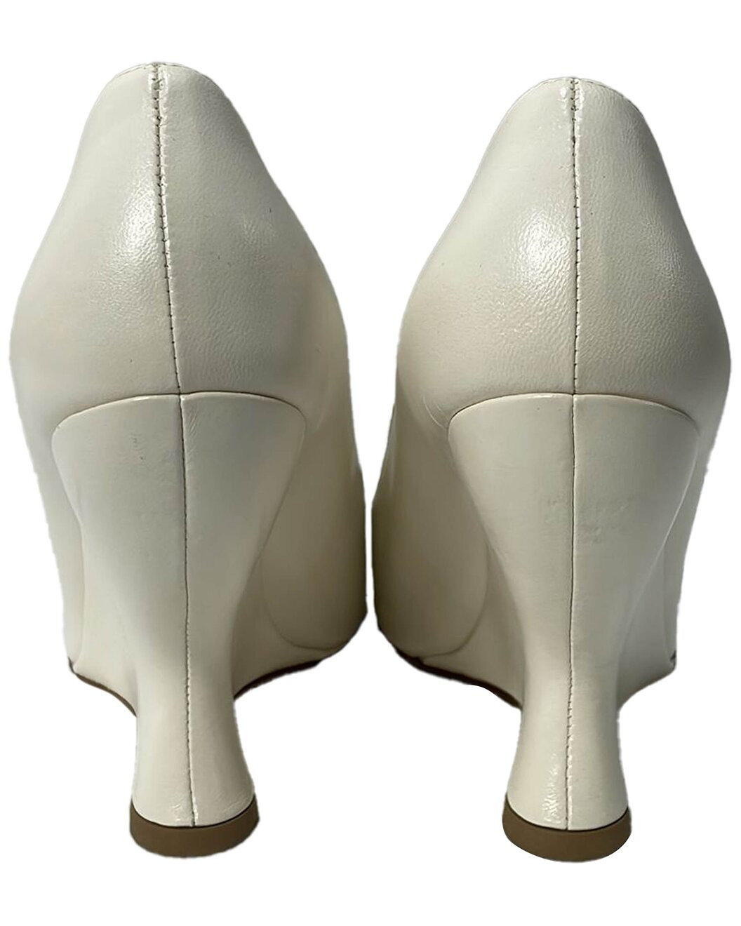 Bottega Veneta Women's Leather Punta Wedge Pump (Authentic Pre-Loved) - 3