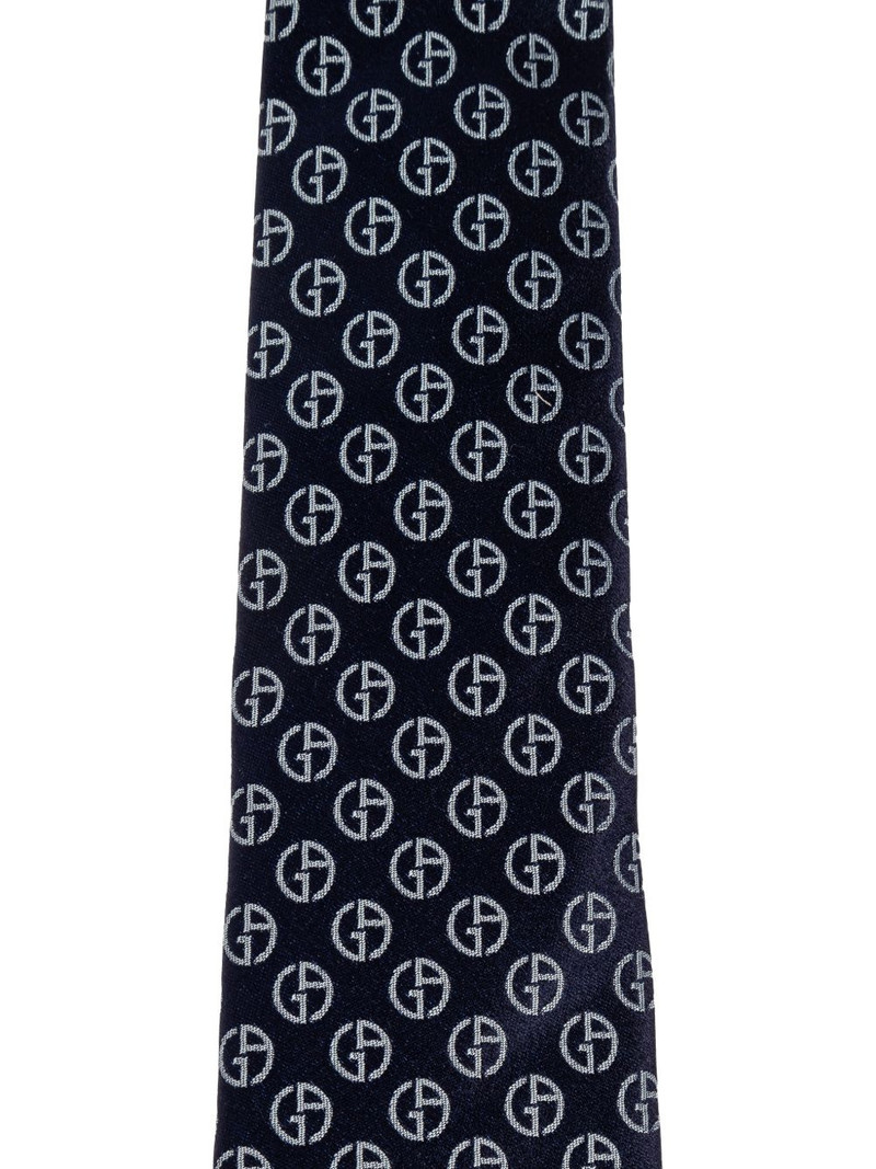 GIORGIO ARMANI pattern silk tie outlook