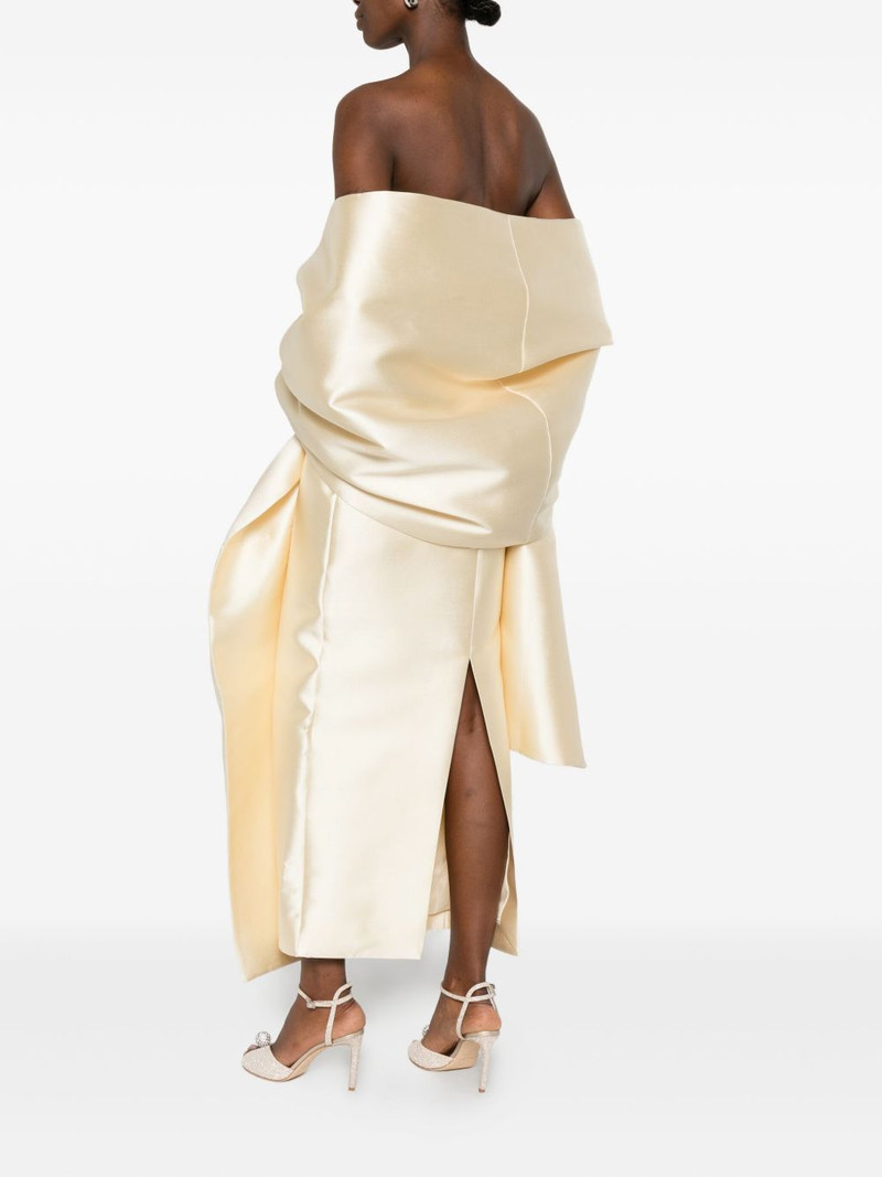 SOLACE LONDON The Renee strapless midi dress outlook