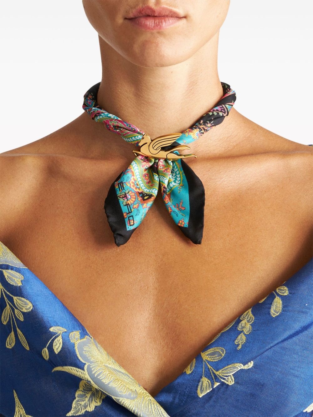 Pegaso-motif scarf pin - 3
