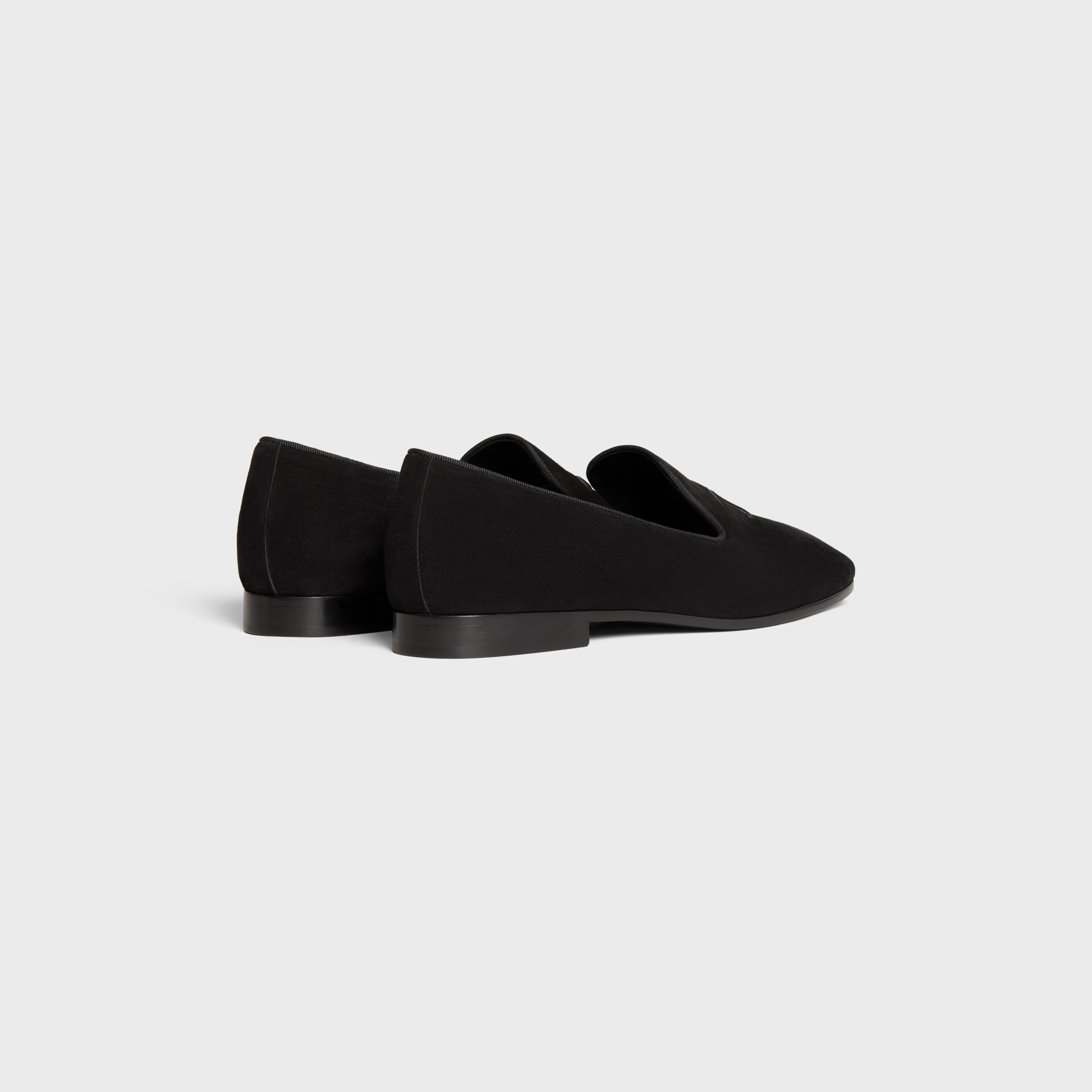CELINE TRIOMPHE SLIPPERS in SUEDE CALFSKIN - 3