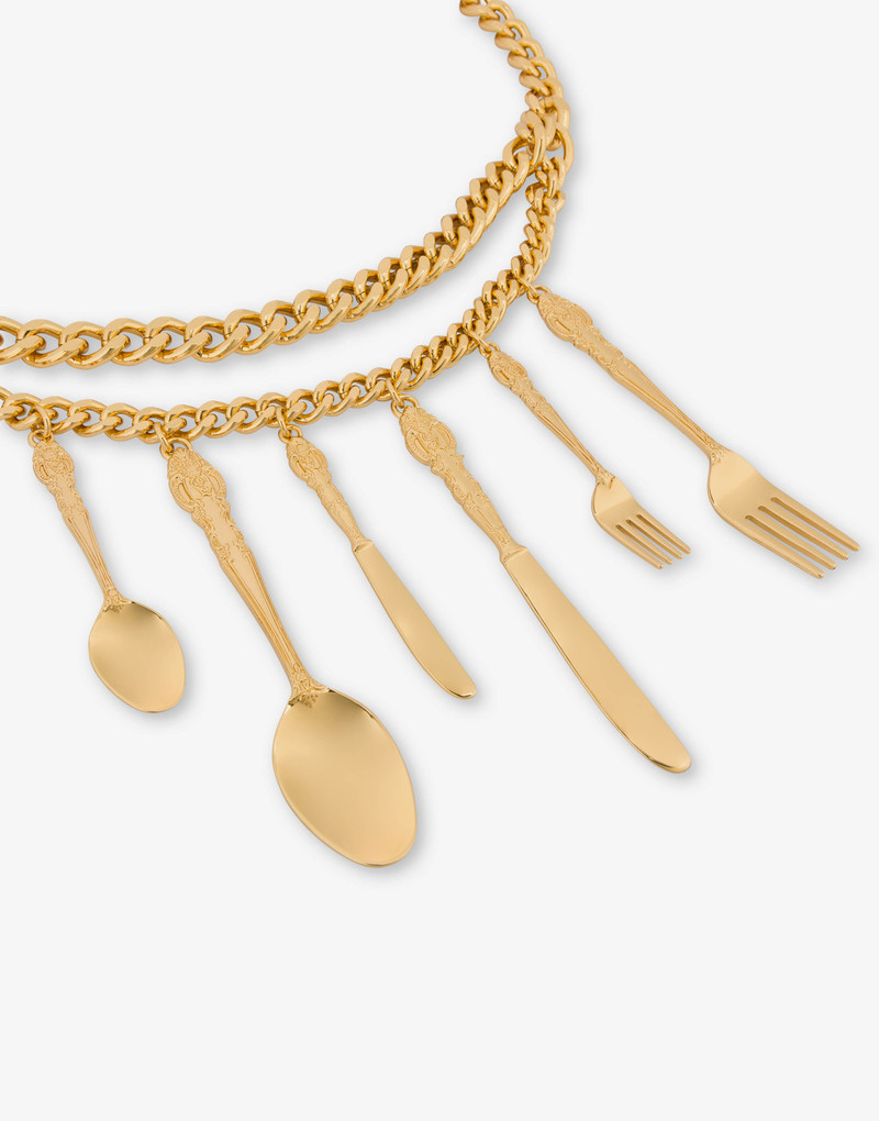 Moschino CUTLERY CHARM CHAIN BELT outlook