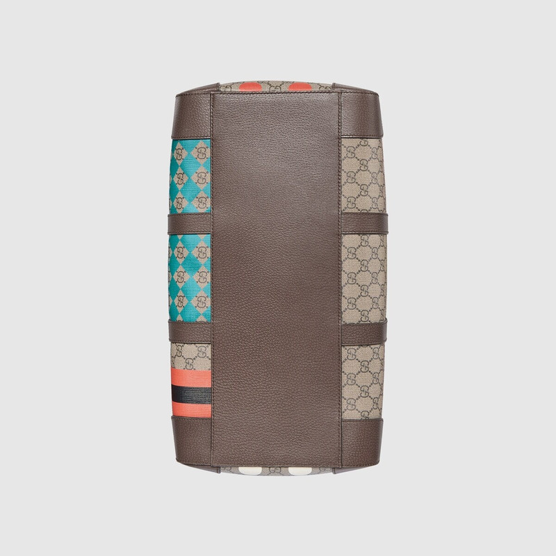 100 geometric print duffle bag 8