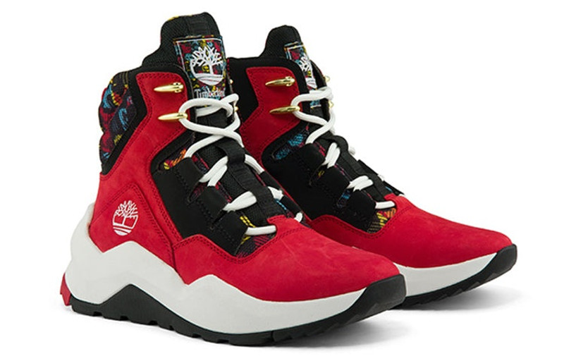 Timberland (WMNS) Timberland Madbury Side Zip Sneaker Boots 'Red Nubuck' A2PUA outlook