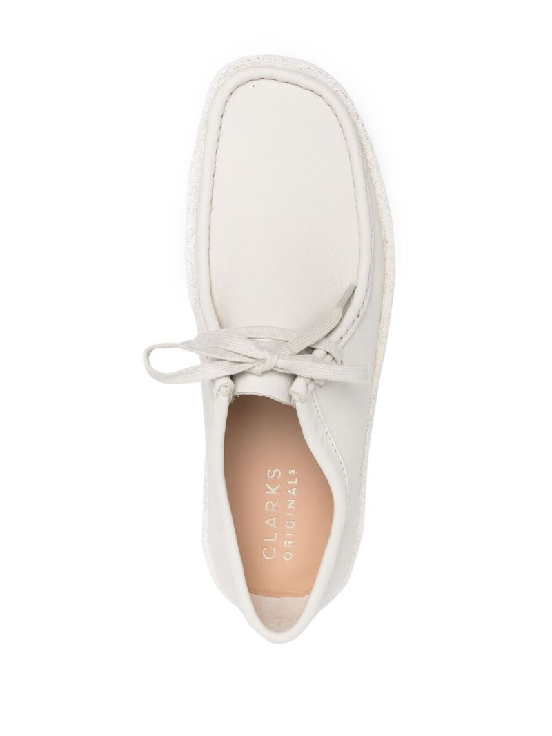 Wallabee lace-up leather shoes 4