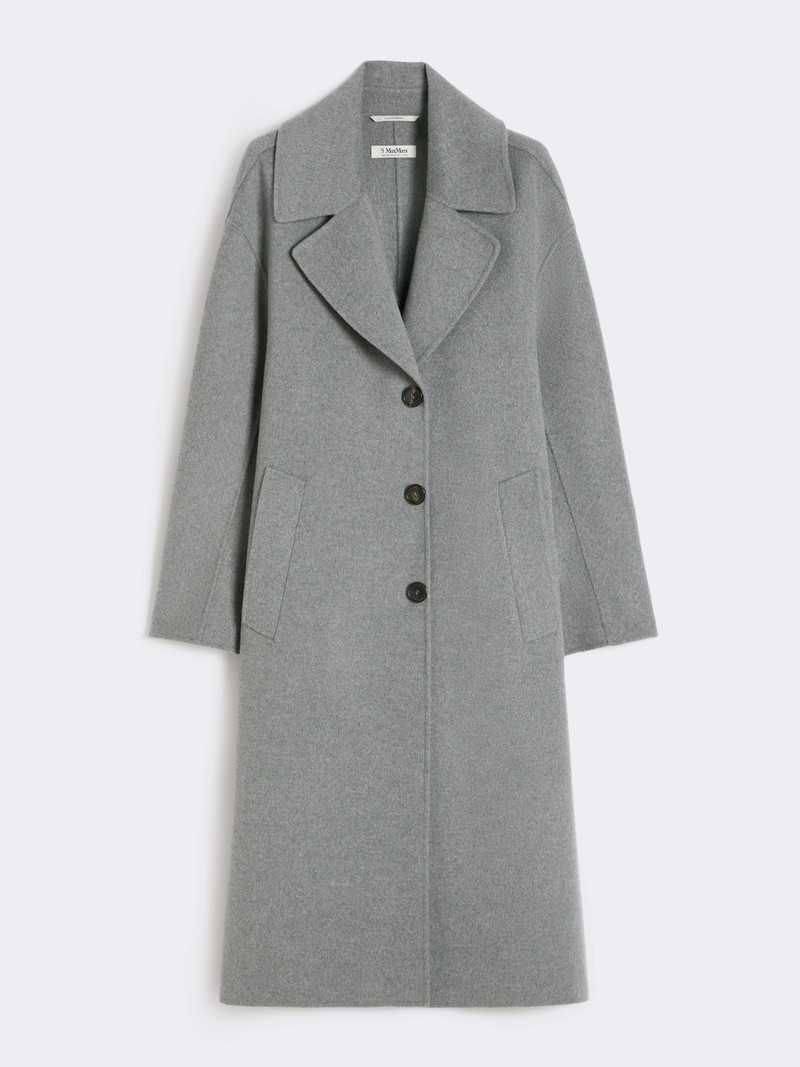 ZOE Single-breasted wool coat - MEDIUM GREY 1