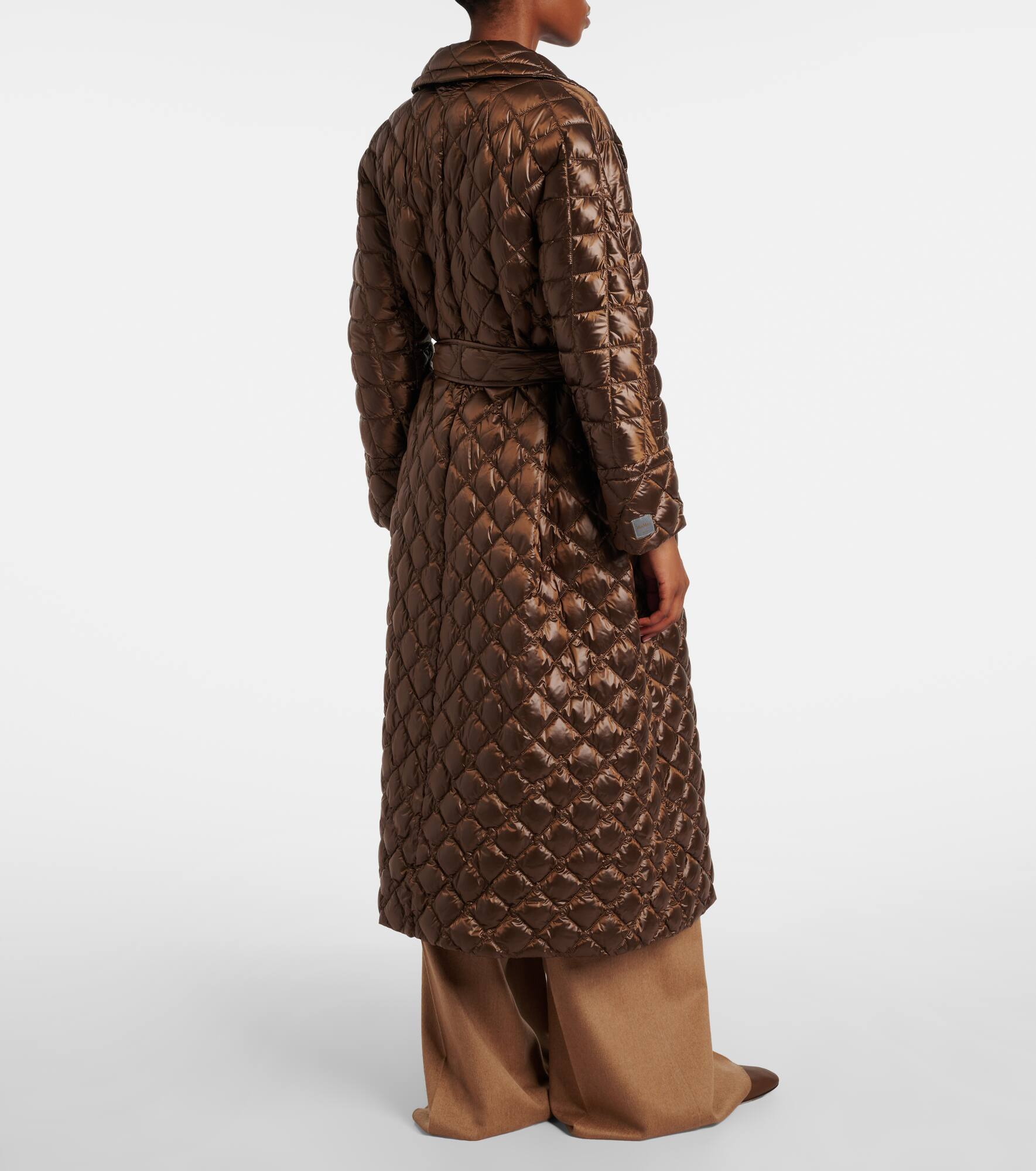 Cube Spaces belted down coat - 3