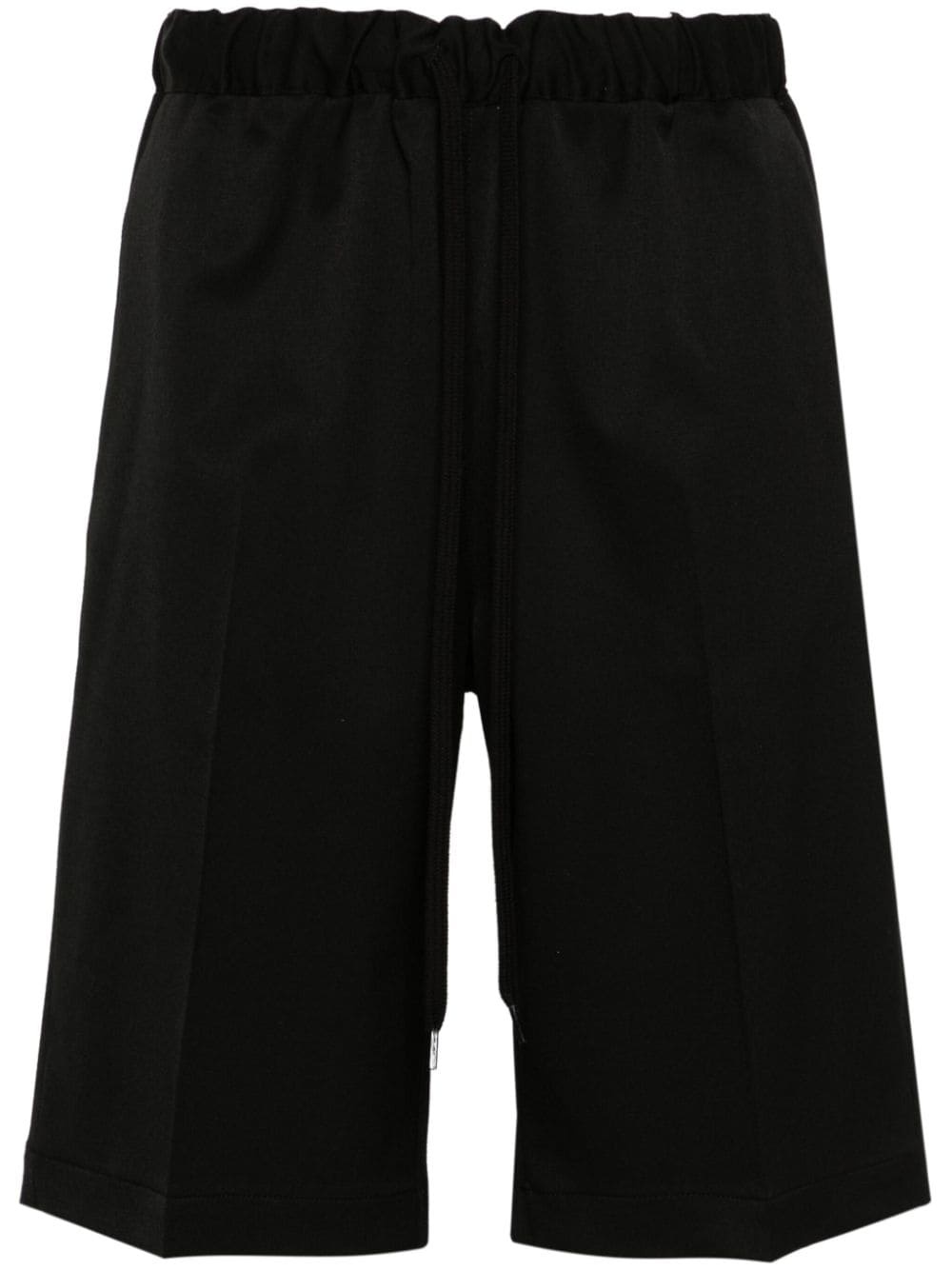 tailored twill bermuda shorts - 1