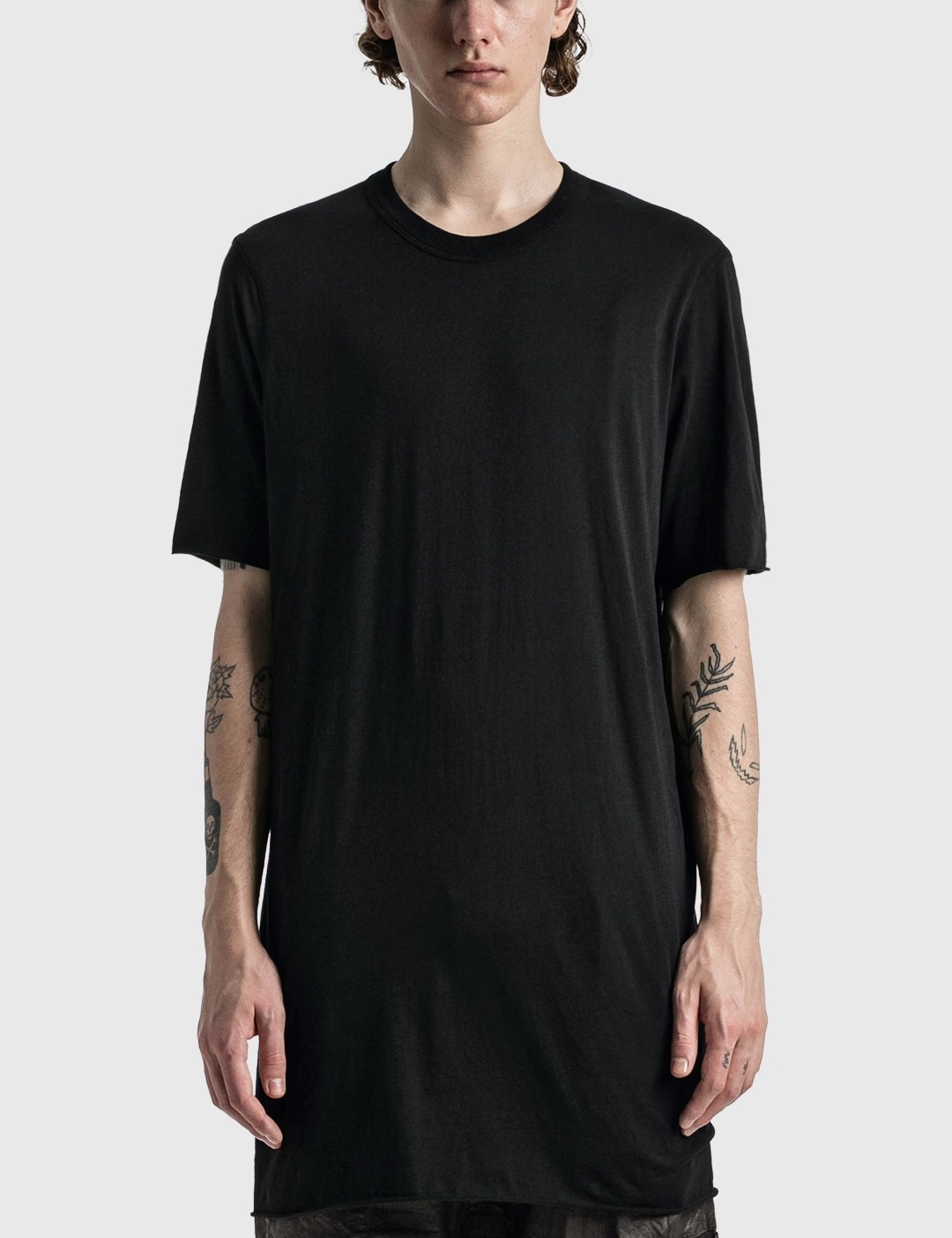 long-length cotton T-shirt - 4