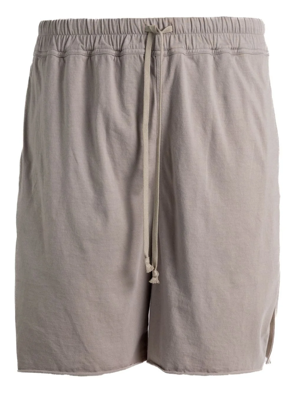 drawstring-waist raw-cut shorts - 1