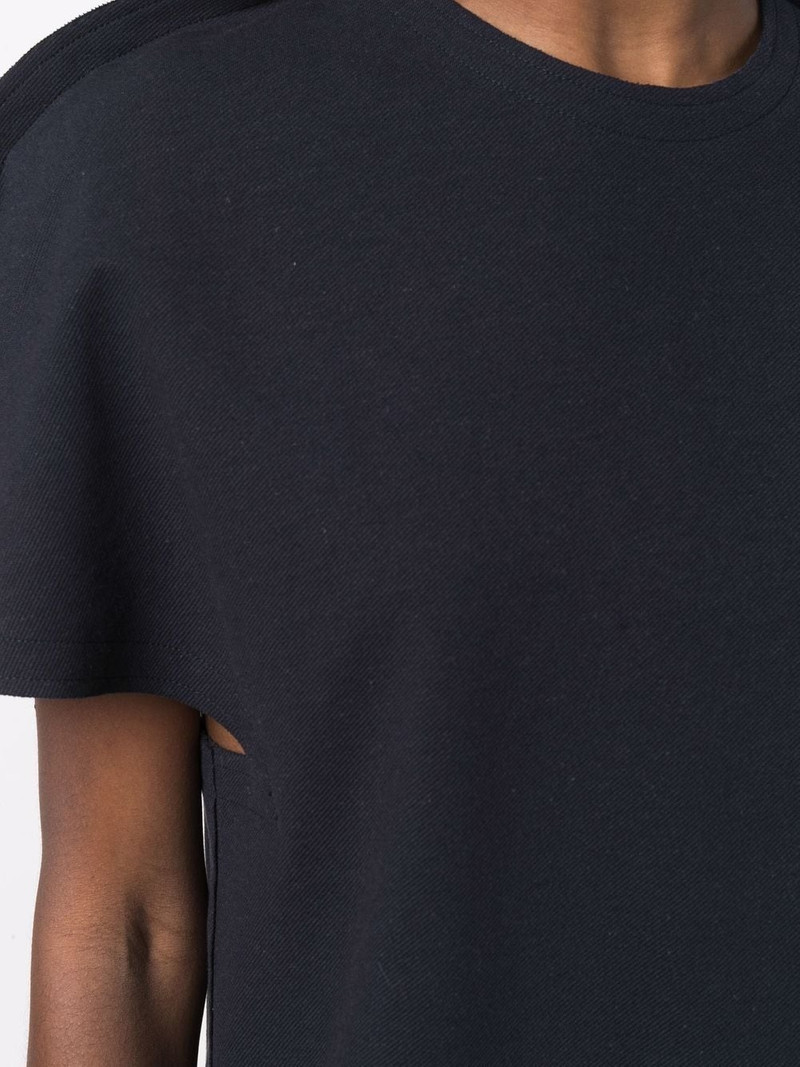 sculpted short-sleeve blouse 5