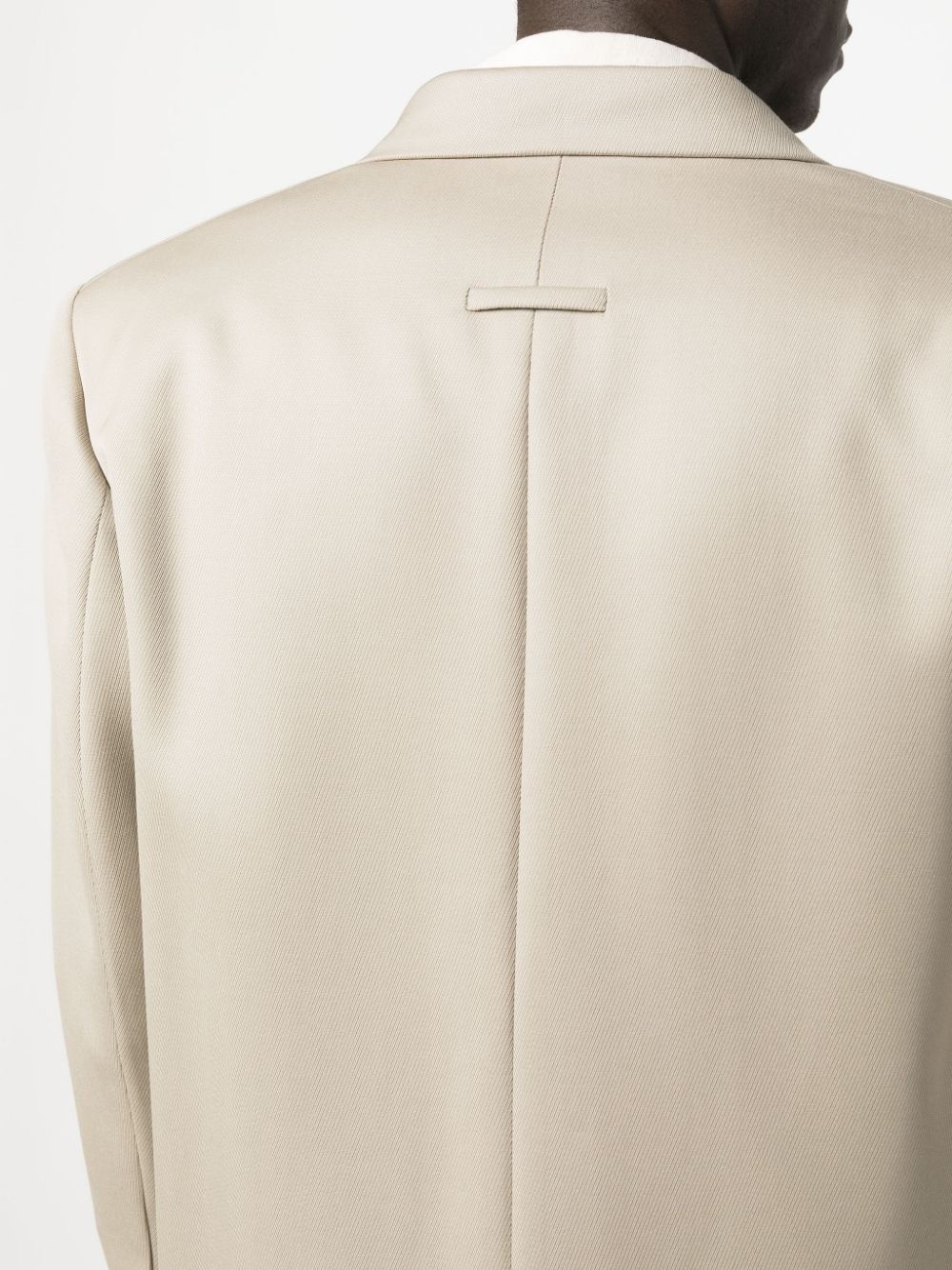 double-breasted button blazer - 5