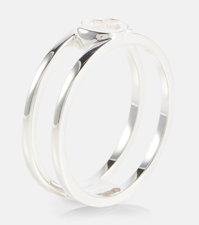 GUCCI Interlocking G sterling silver ring outlook
