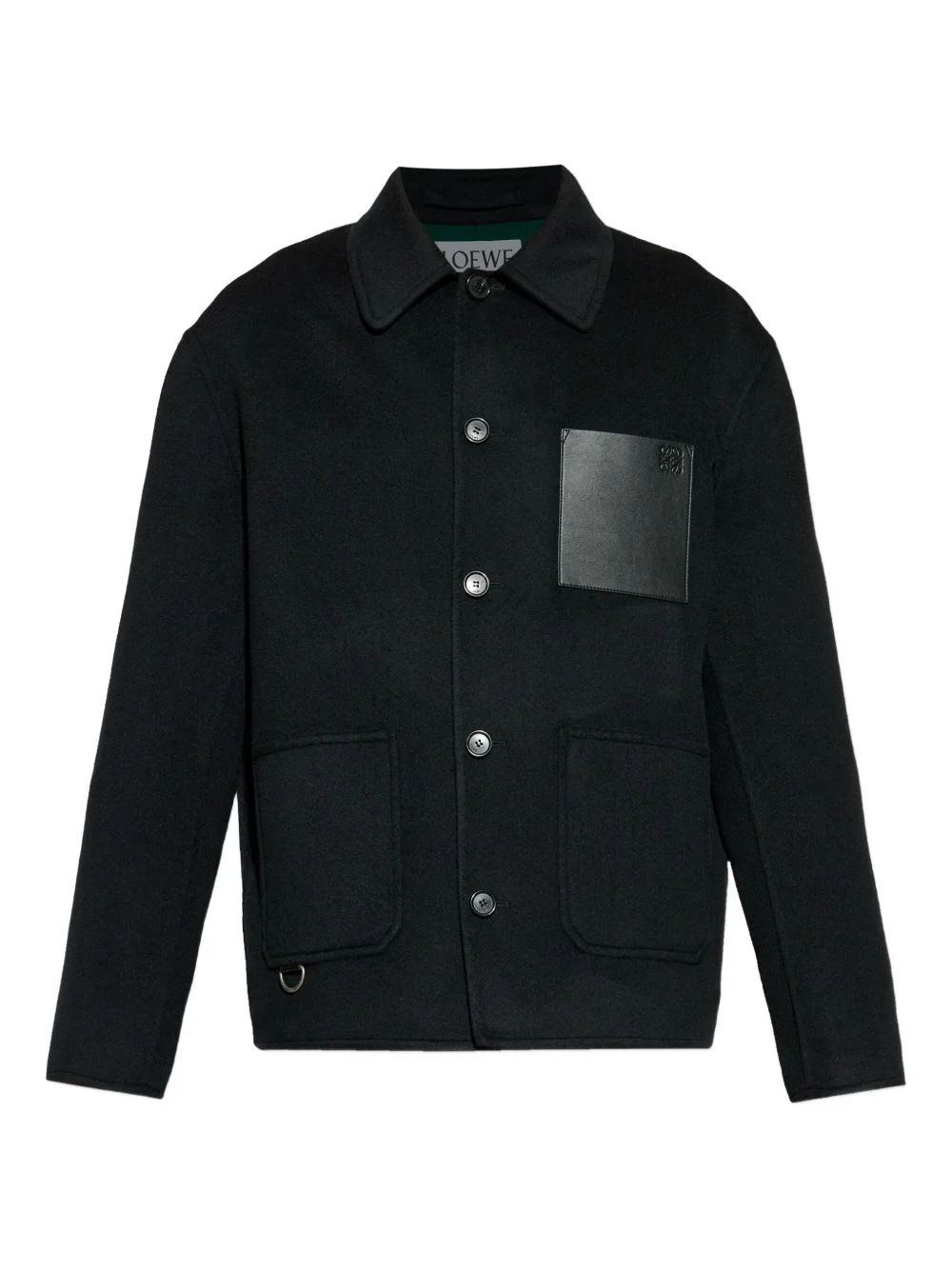 Anagram-debossed wool jacket - 1