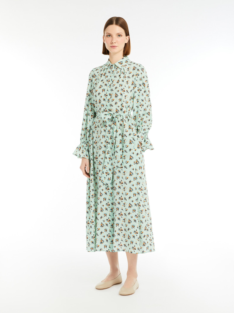 WEEKEND Max Mara TAFFY Silk crêpe de Chine shirt dress outlook