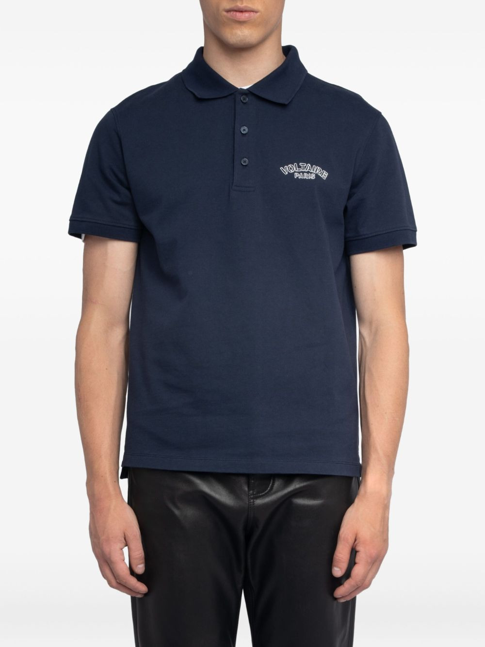 Dimitri logo-embroidered polo shirt - 4