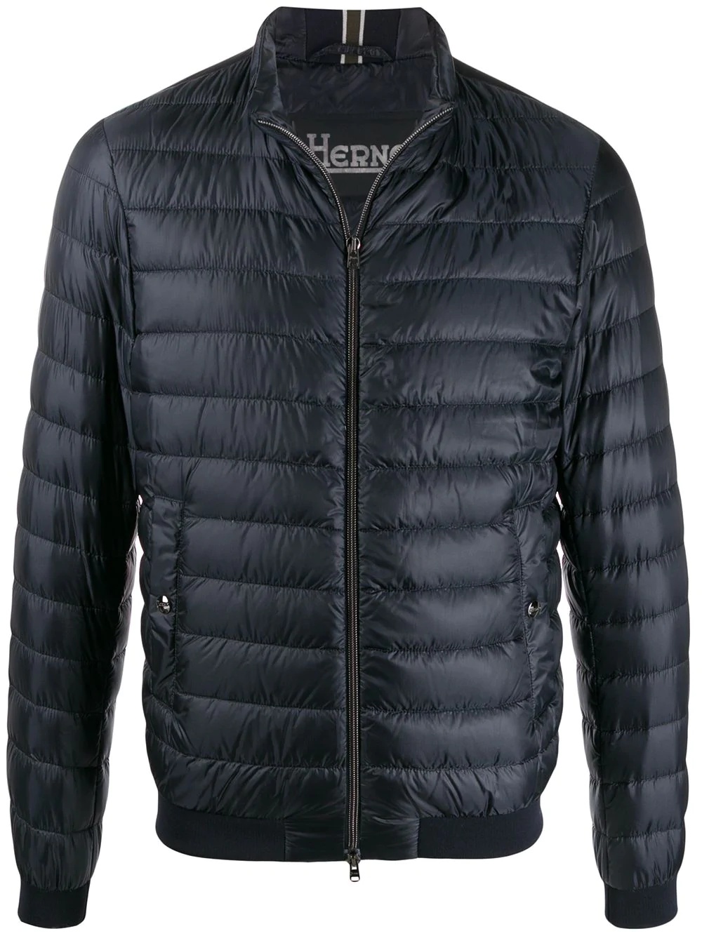 zipped padded jacket - 1