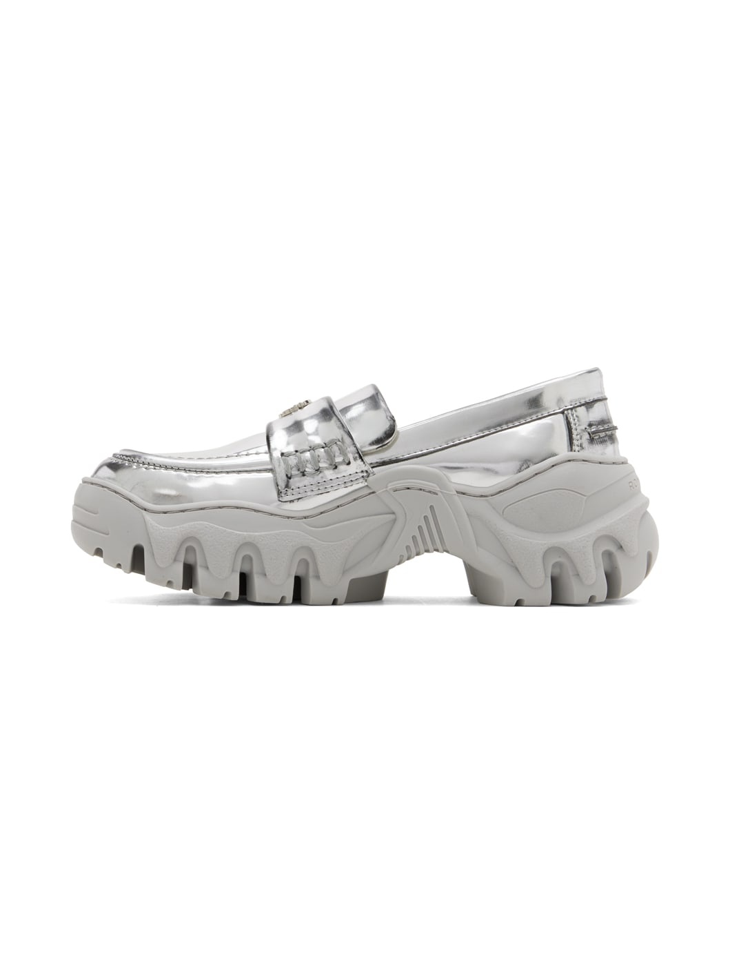 SSENSE Exclusive Silver Boccaccio II Loafers - 3