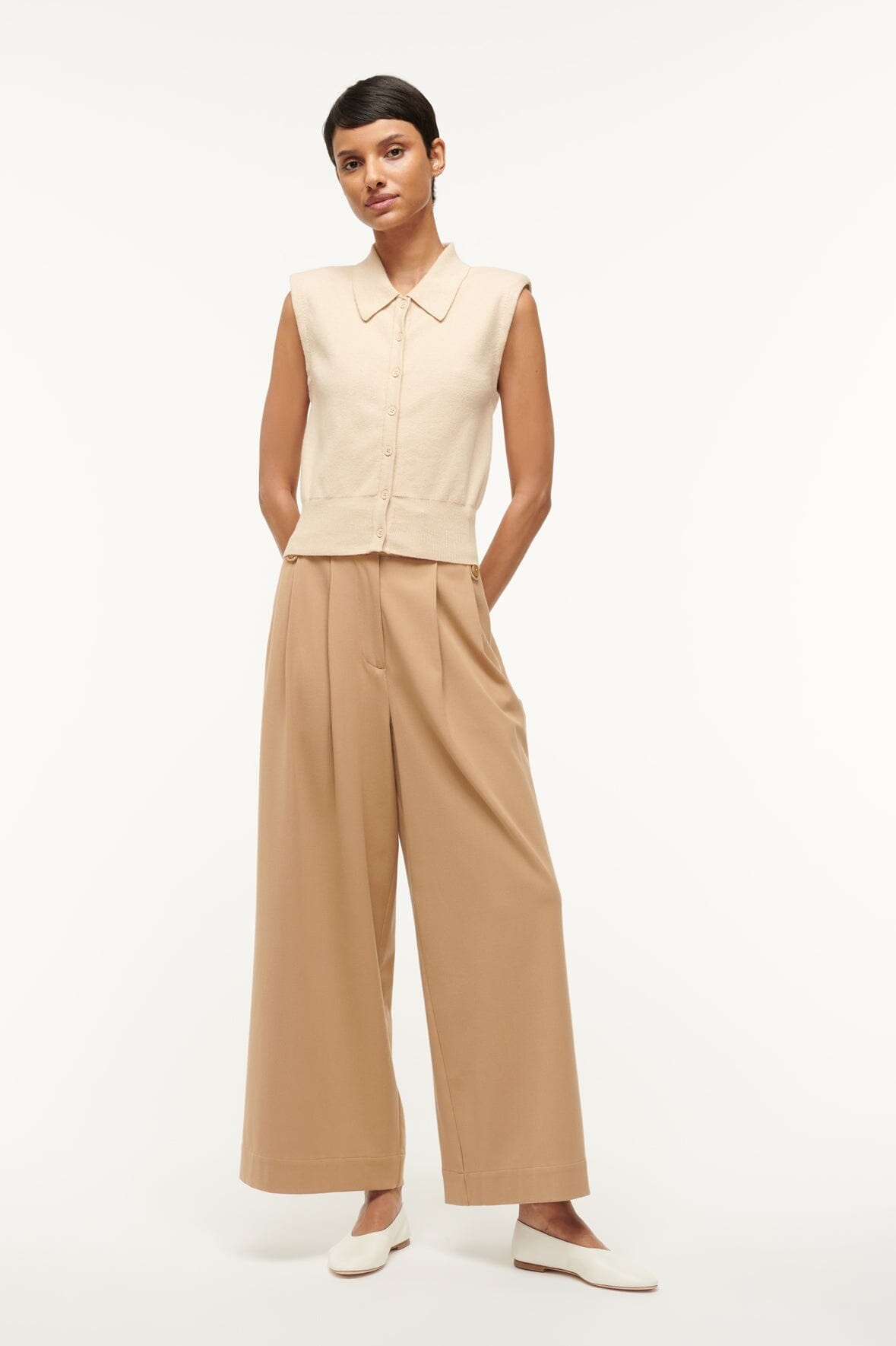 STAUD RUTH PANT CAMEL - 2