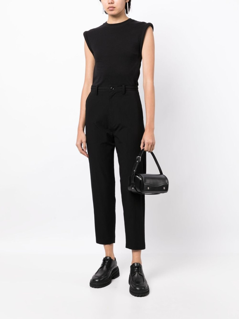 Y's high-waisted cropped trousers outlook