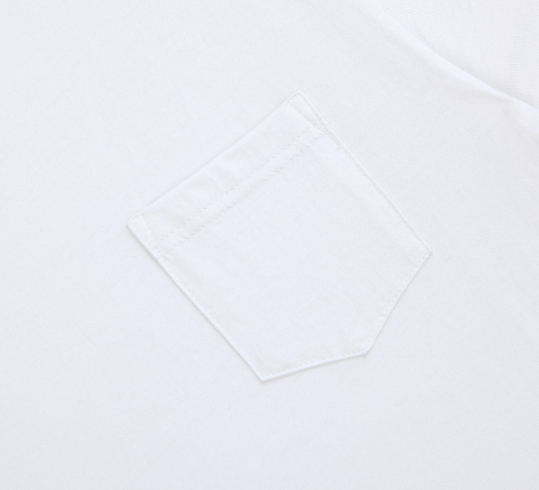 Pima Pocket T-Shirt - White (2 Pack) - 4