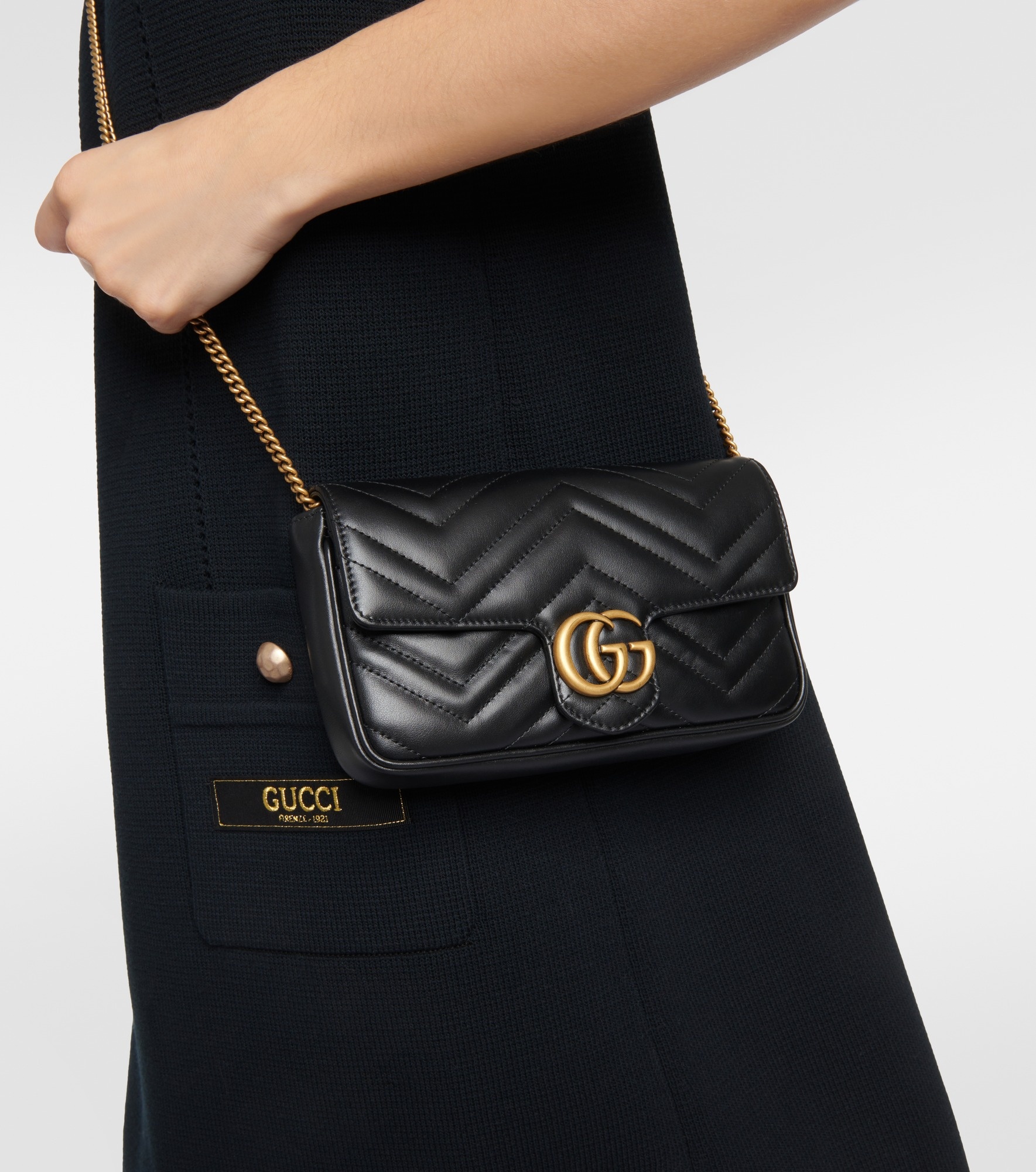 GG Marmont leather wallet on chain - 2