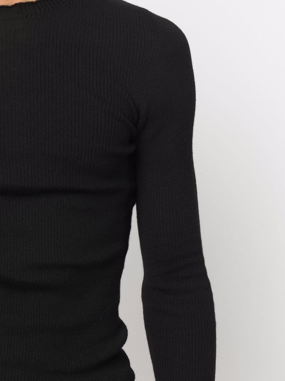 ribbed crew-neck jumper - 5