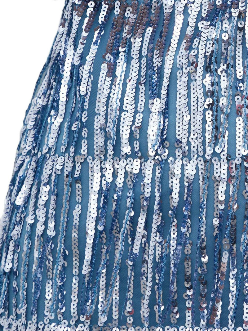 sequin fringed mini dress 5