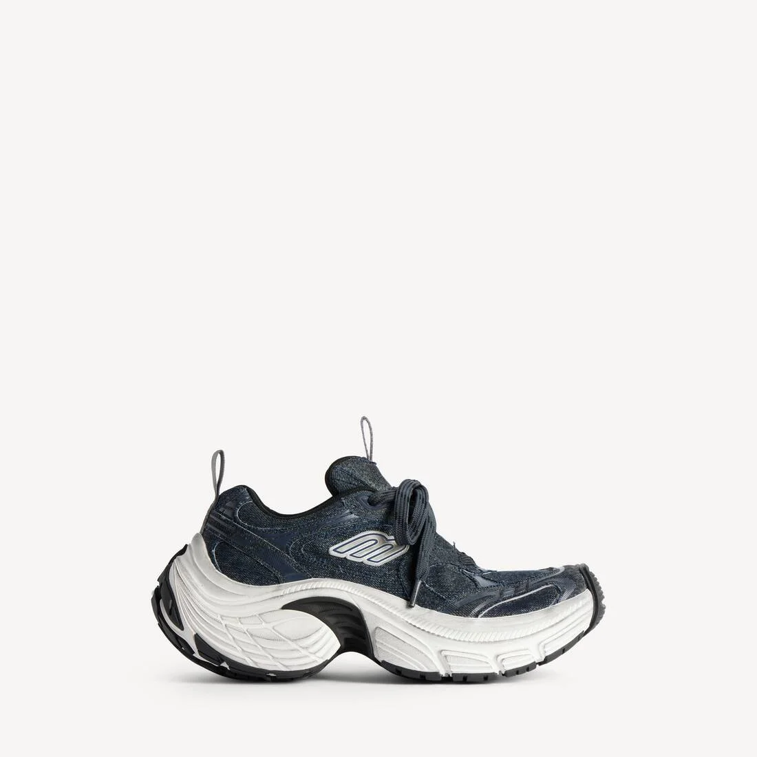 Men's 6xl Denim Sneaker in Blue/white - 1