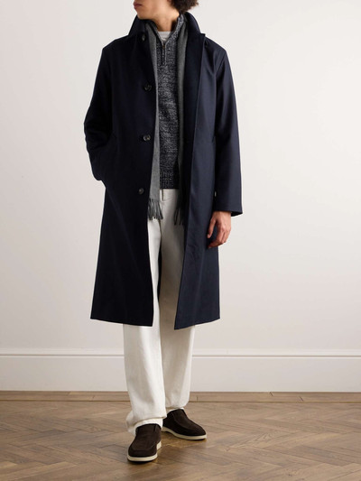 Loro Piana Reversible Virgin Wool, Cashmere-Blend and Denim Coat outlook