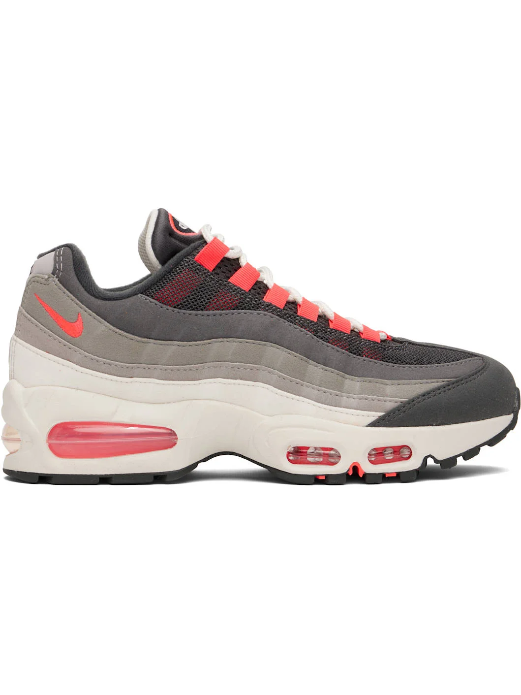 Gray & Pink Air Max 95 OG Sneakers - 1