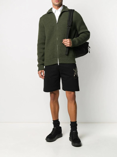 Alexander McQueen embroidered track shorts outlook