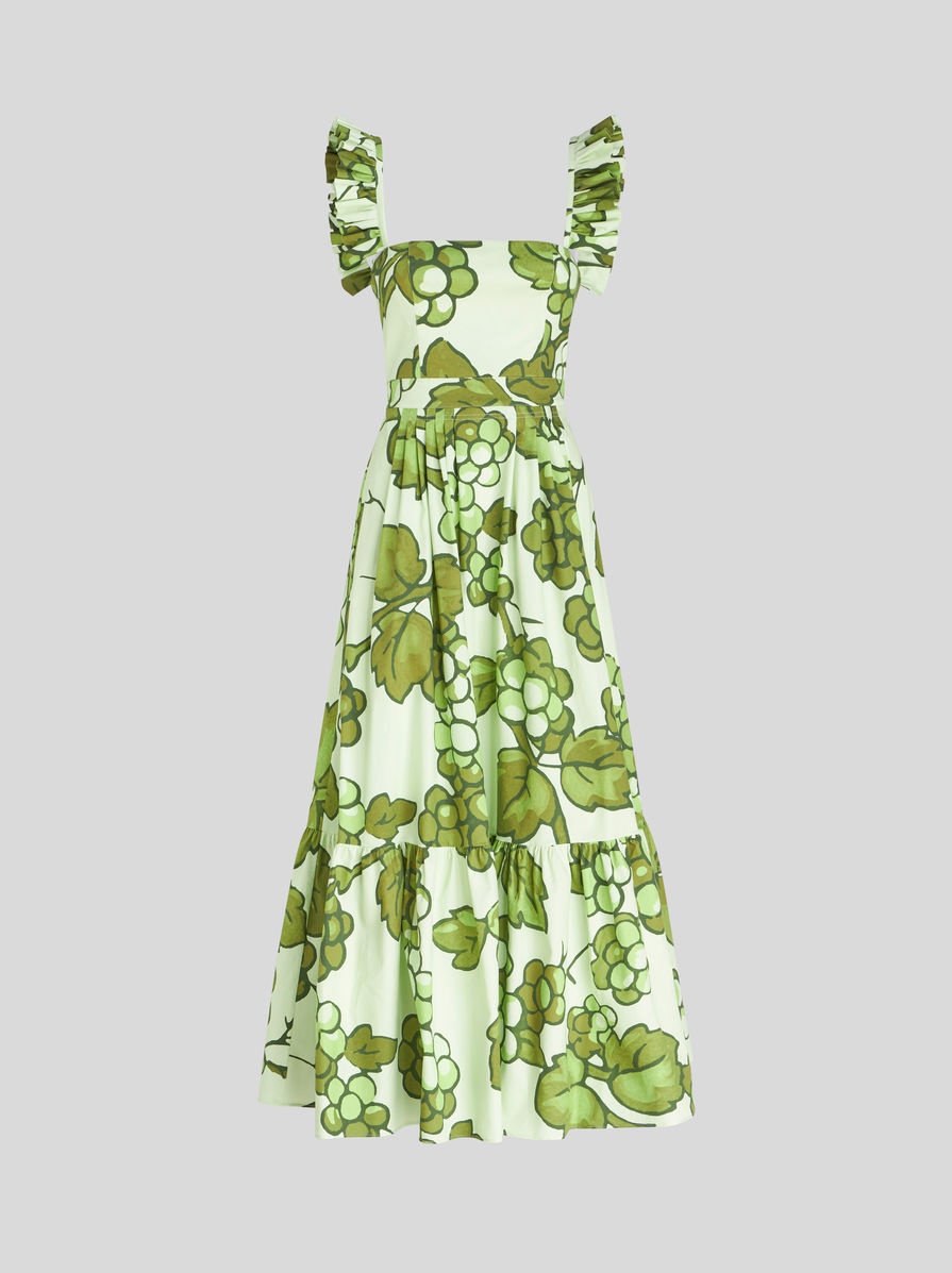 LONG DRESS WITH BERRY PRINT - 1