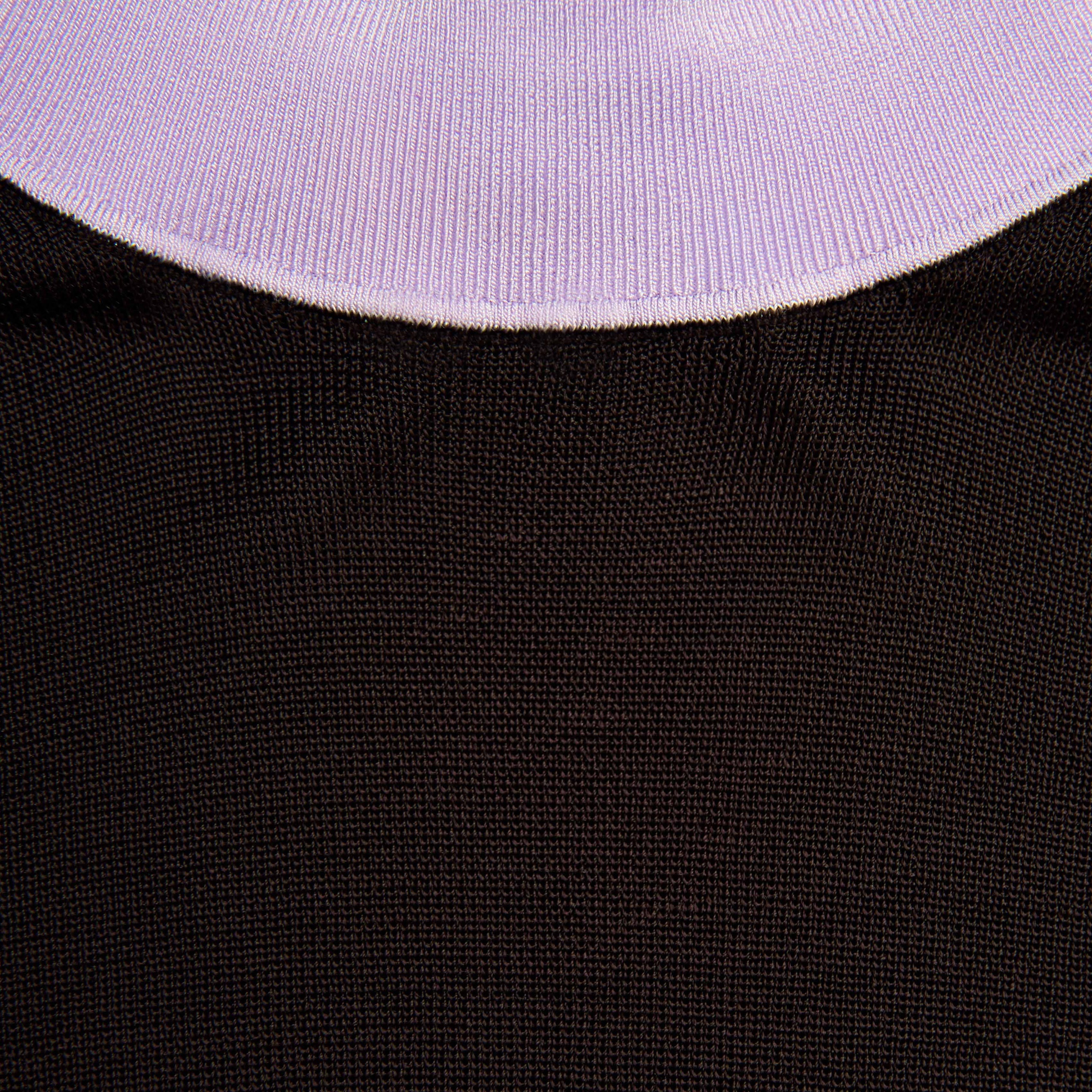 Brown Viscose Knit Short Sleeve Top - 5