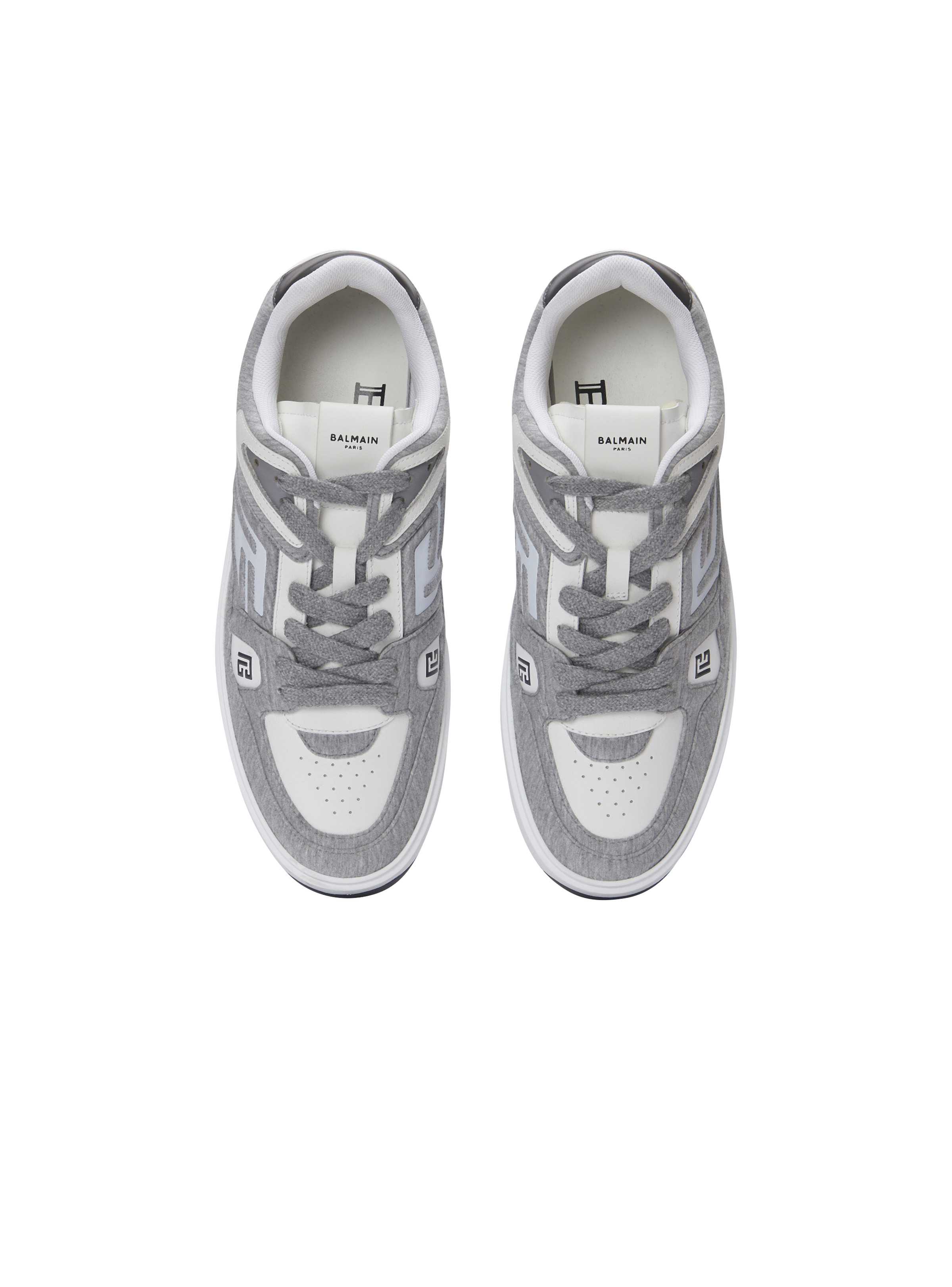 B-Court Skate trainers in fleece and calfskin - 3