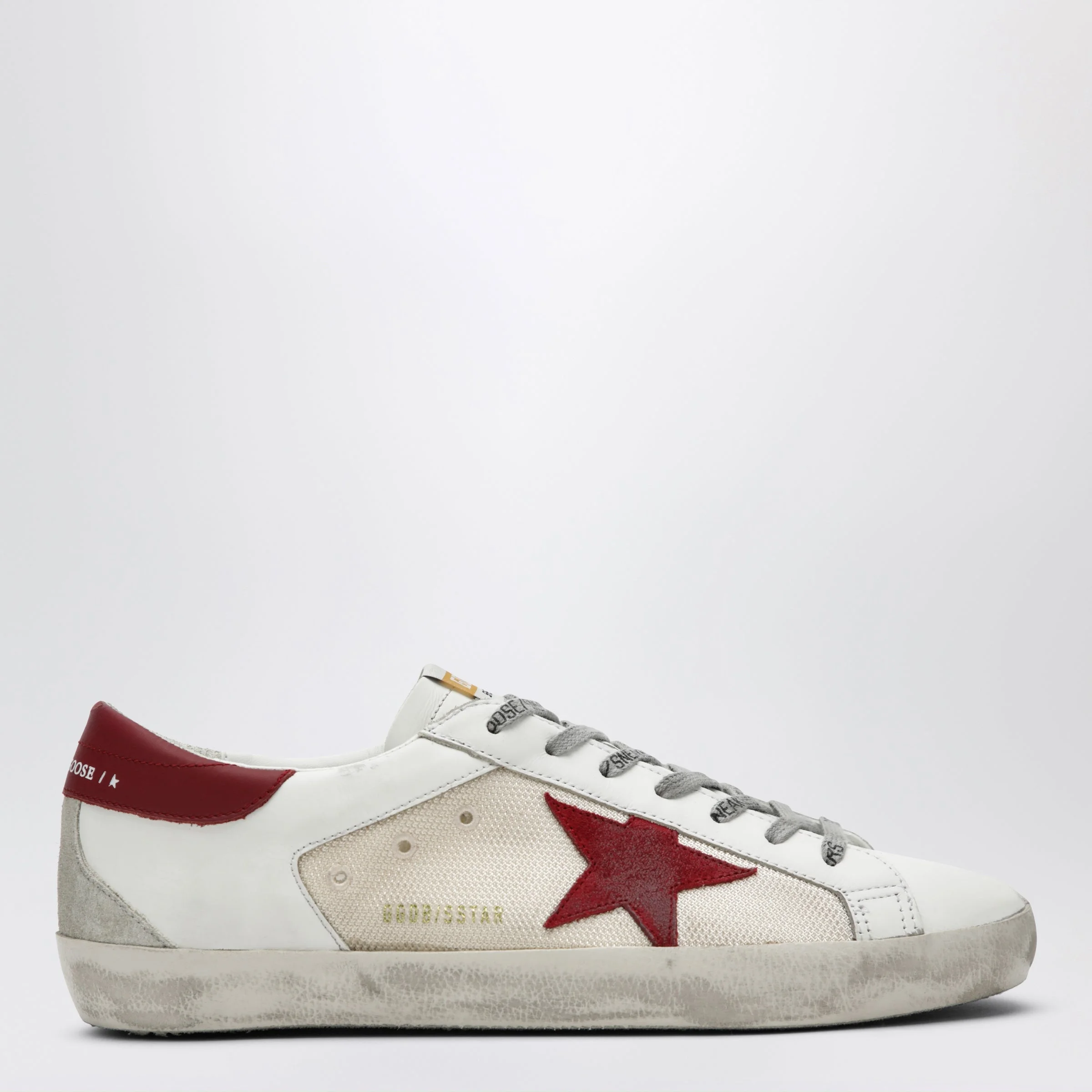 Super-Star sneakers in beige/white/red - 1