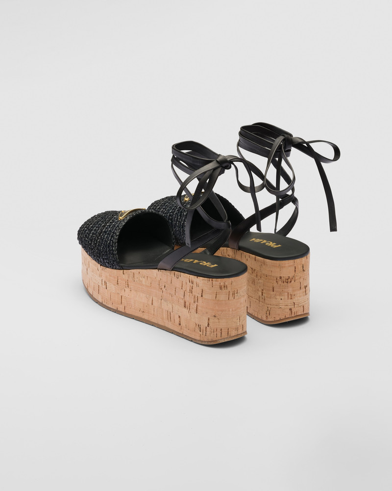 Crochet wedge sandals 5