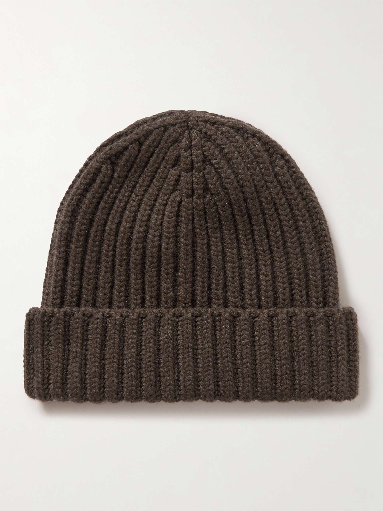 Dibbo Ribbed Cashmere Beanie - 1