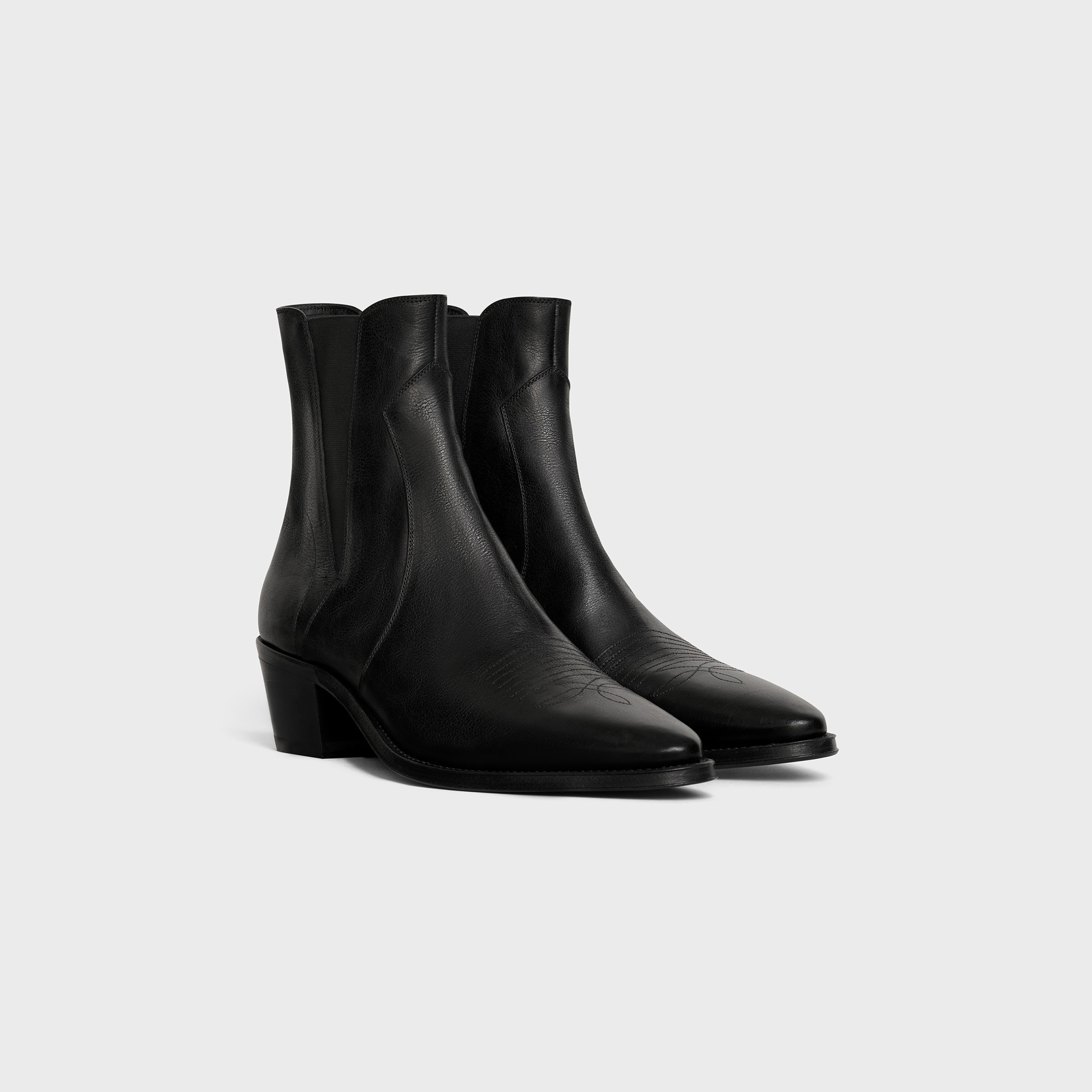 CELINE CAMARGUE WESTERN CHELSEA BOOT  IN  VEGETAL CALFSKIN - 2