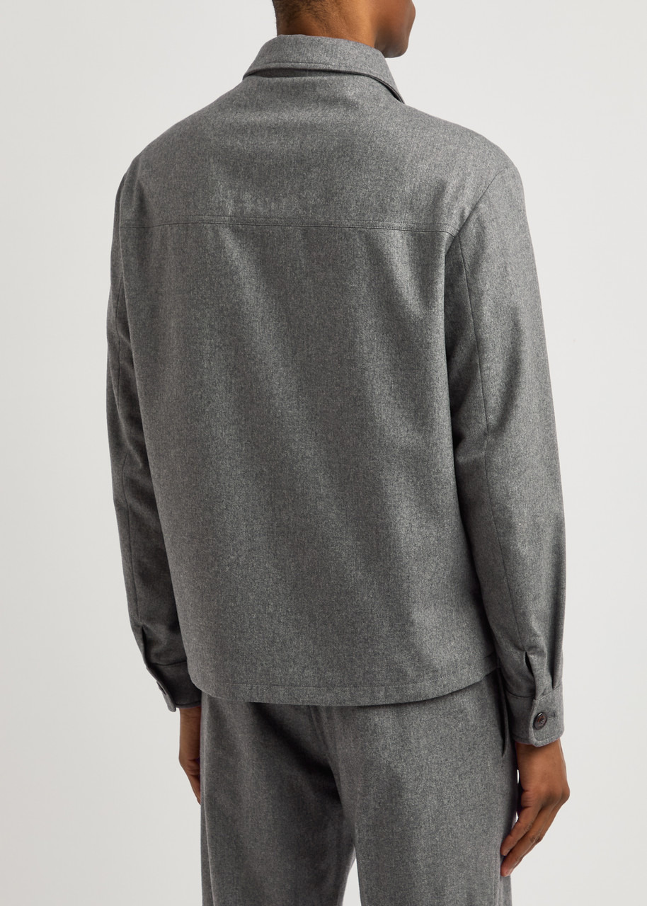 Moncler Logo-appliquéd Woven Shirt - 3