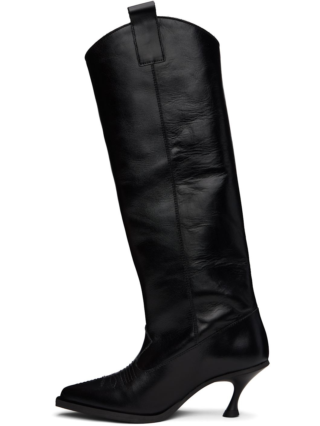 Black Kitten Cowgirl Boots - 3