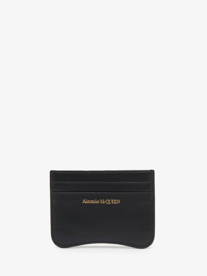 Women's The Seal Card Holder in Black - 1