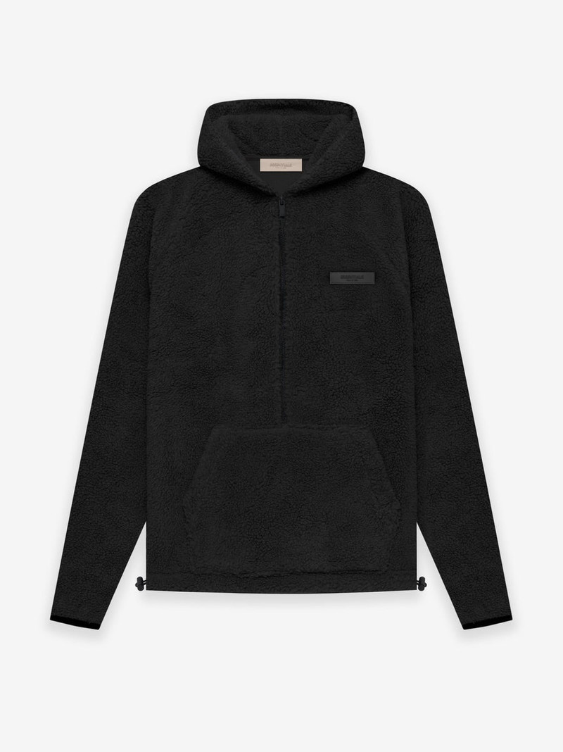 Polar Fleece Half Zip Hoodie - 1