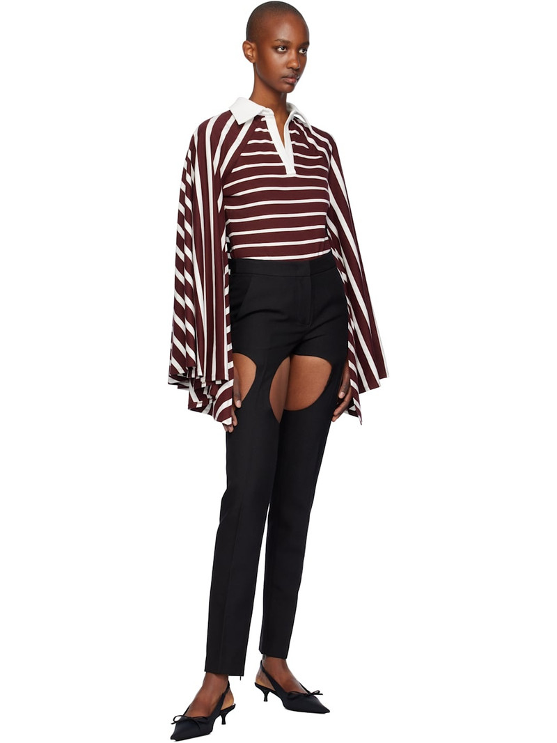 pushBUTTON Black Cutout Point Skinny Trousers outlook