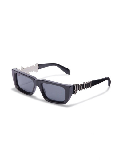 Palm Angels Milford rectangular-frame sunglasses outlook